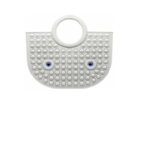 Bolsa Push Pop It Burbuja Juguete Antiestres De Silicona Blanco