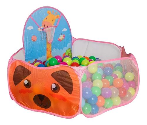 Alberca De Pelotas Piscina Corral Bebes Rosa