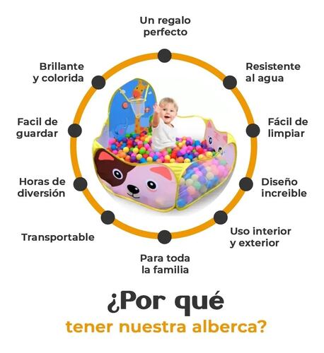 Alberca De Pelotas Piscina Corral Bebes Rosa