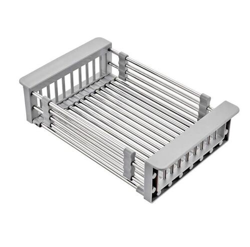 Escurridor Para Trastes Ajustable Fregadero Acero Inoxidable