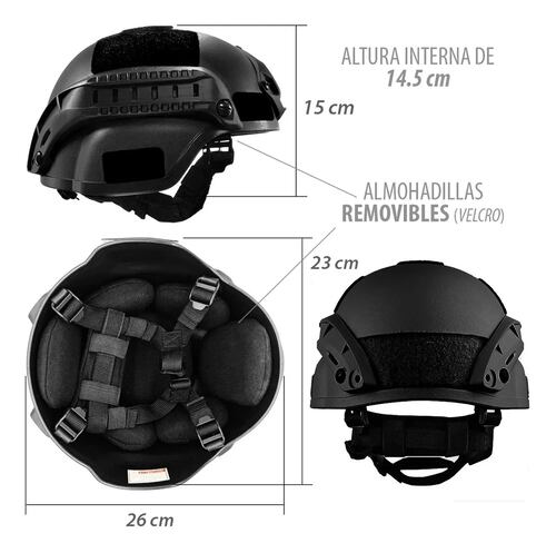 Casco Militar Tactico Moto Bicicleta
