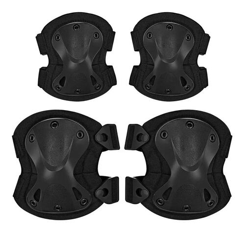 Kit 4 De Protecciones Coderas Y Rodilleras Para Motociclista