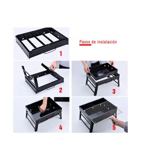 Parrilla Asador Portatil, De Carbon Para Jardin, Economico .