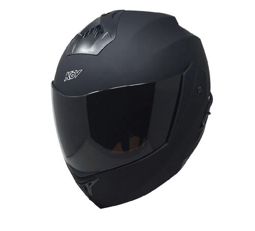 Casco Moto Abatible Negro Mate  Talla XL