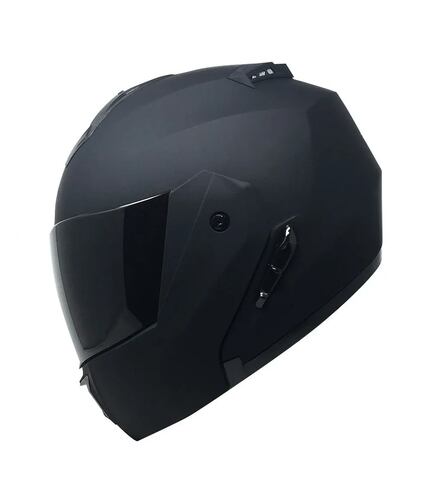 Casco Moto Abatible Negro Mate  Talla XL