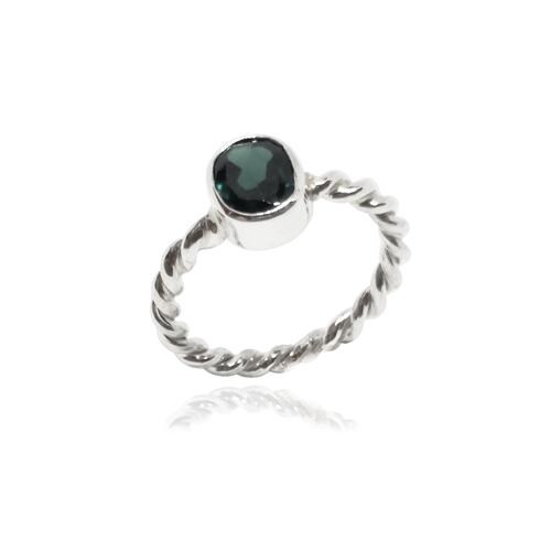 Anillo de Plata con Alejandrita, Colección Bejuco por Anante Joyeria