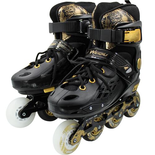 Patines Profesionales Linea Luz Led Talla 21-23 Premium Max