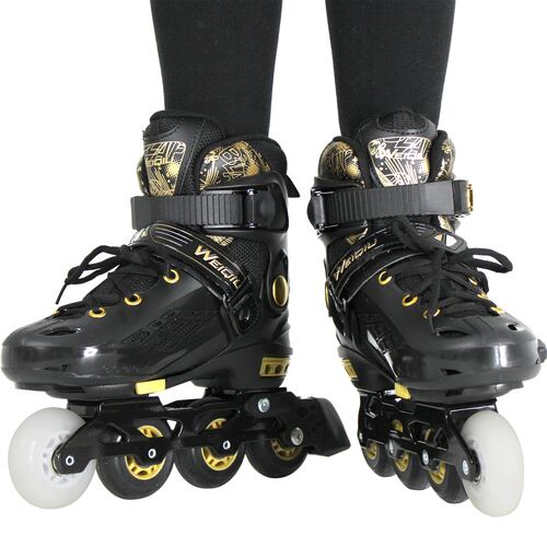 Patines Profesionales Linea Luz Led Talla 21-23 Premium Max