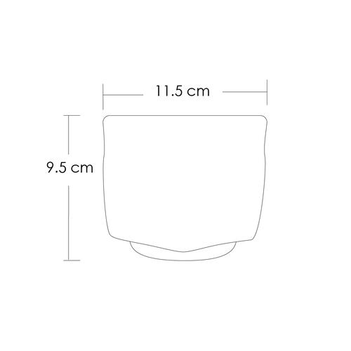 Ilios Innova Macetero minimalista con cara multifacética Maceta de cerámica con Forma de Rostro para decoración