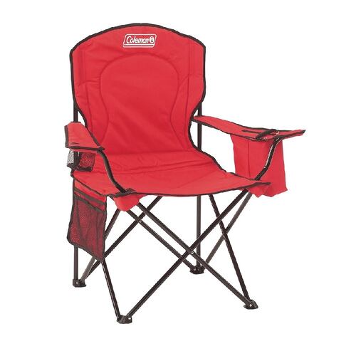 Silla acolchada Extra Grande C/Hielera Porta Vasos Coleman