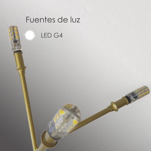 Lámpara colgante luciérnaga lámpara estilo araña 36 focos
