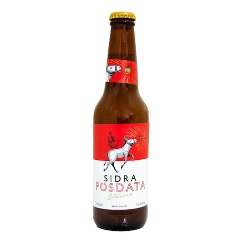 Six Pack Sidra Artesanal Mexicana Posdata Clásica 355ml C/u