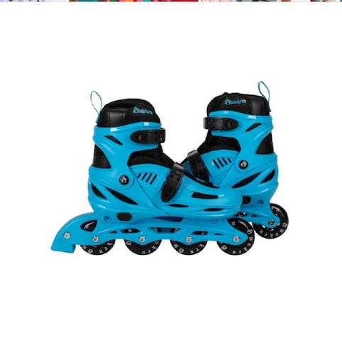 Patines En Línea Ajustables Del 22 Al  24 Skates Con Freno Niños 4 Ruedas