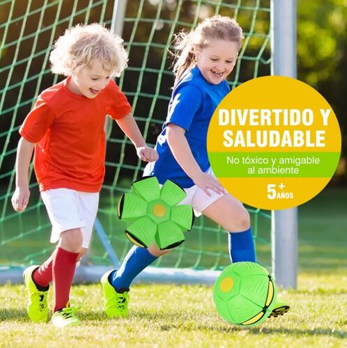 Pelota Deformable Con Luces Juguete Didáctico Para Niños Verde