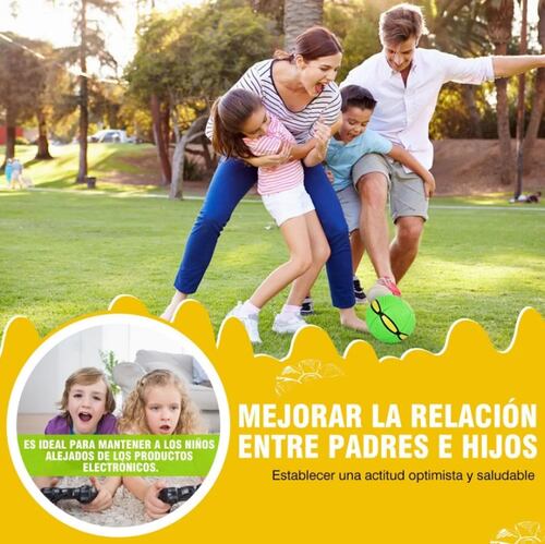 Pelota Deformable Con Luces Juguete Didáctico Para Niños Verde
