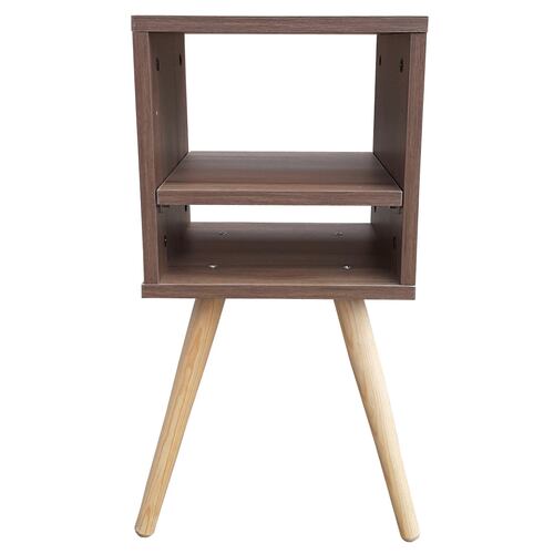 Buro Estilo Moderno, Hogare,  Mesita De Noche Mesa Buró, Minimalista y Divertido Parota 