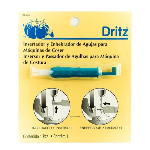 Insertador Enhebrador Agujas Máquina Coser Tarjeta Dritz