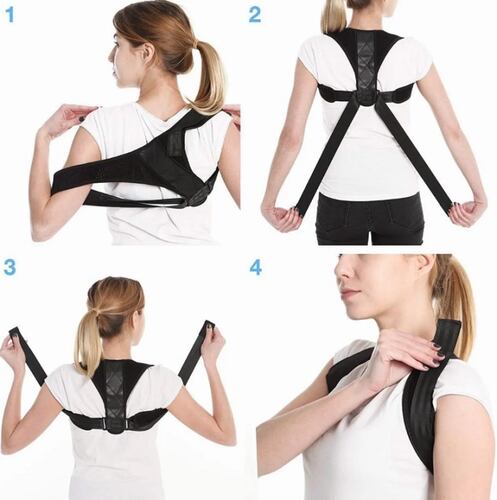 Corrector Postura Espalda Faja Ajustable Para Hombre/mujer