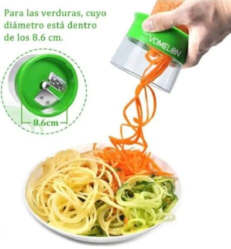 Ralladorcortador Espirilizador De Verduras En Espiral Cocina