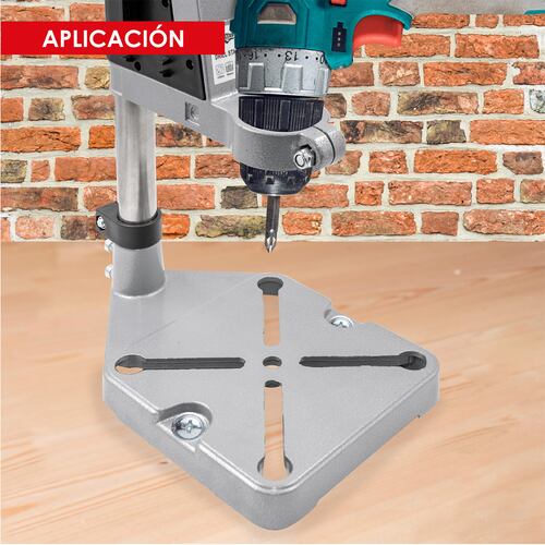 Soporte Taladro Vertical 4 Sujetadores Base Hierro 1 a 60 mm Ajustable Gutstark