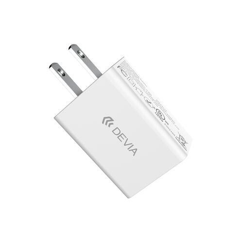 Cargador de pared de 5V, 1 a 5 W color blanco
