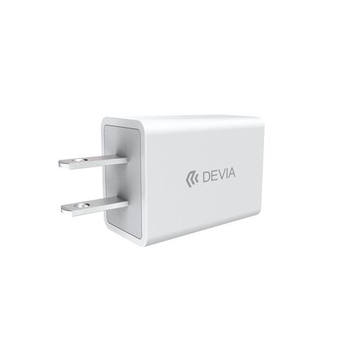 Cargador de pared de 5V, 1 a 5 W color blanco