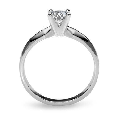 Anillo de compromiso en Oro Blanco de 14K Amelie Joyas