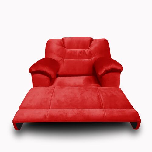 Sillón Reclinable Hércules Rojo MADERIAN // ENTREGA EN CDMX Y ZONA METROPOLITANA
