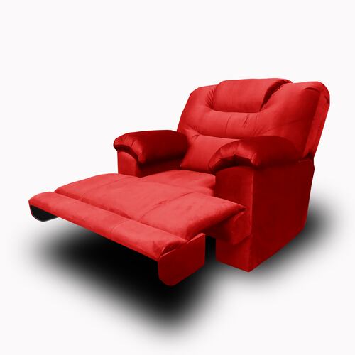 Sillón Reclinable Hércules Rojo MADERIAN // ENTREGA EN CDMX Y ZONA METROPOLITANA