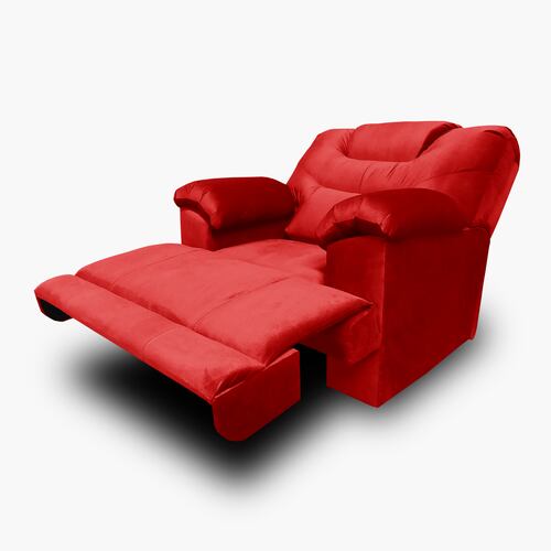 Sillón Reclinable Hércules Rojo MADERIAN // ENTREGA EN CDMX Y ZONA METROPOLITANA