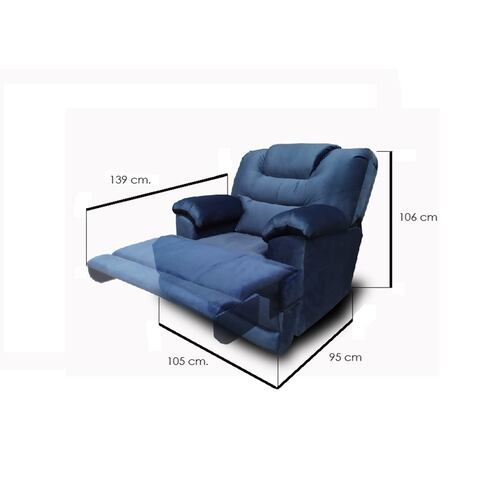 Sillón Reclinable Hércules Rojo MADERIAN // ENTREGA EN CDMX Y ZONA METROPOLITANA