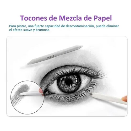 Set 145 Lápices De Dibujo De Colores Metálicos Grafito H&b.
