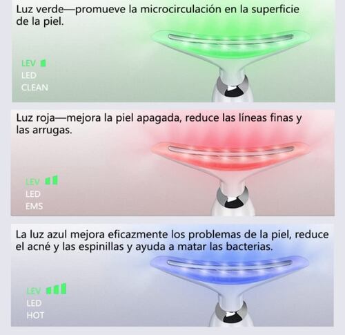 Masajeador de vibración térmica Lifting facial