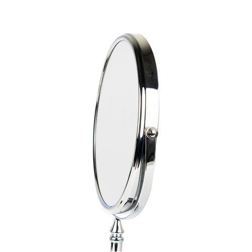 CNX Espejo de Acero Inoxidable 8 Pulgadas Con Base (ideal para maquillaje o aseo facial).