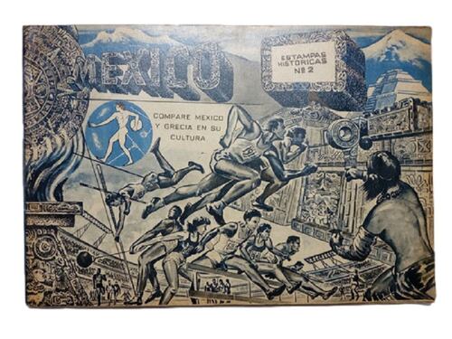 Pack de álbum México estampas historicas Vol.1 y 2 Set completo a pegar Prensa Cultural