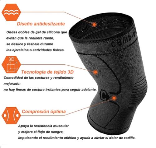 Par de Rodilleras de Compresión Elastica Talla S