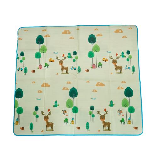 Tapete Alfombra Didáctico Para Bebés 2x1.80m Doble Vista En cada vista un estampado 