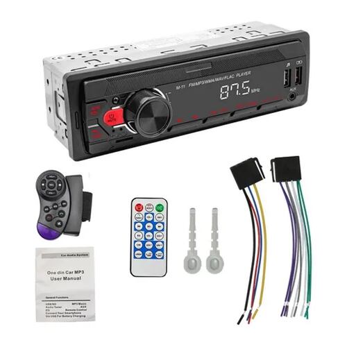 Estéreo Para Auto Fnbrli Con Mp3 2 Usb Bluetooth 1 Din