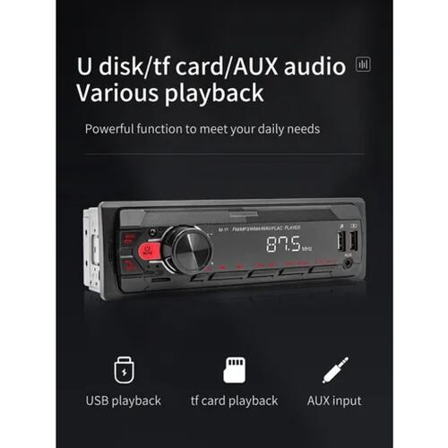 Estéreo Para Auto Fnbrli Con Mp3 2 Usb Bluetooth 1 Din