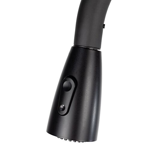 CNX Mezcadora Flexible Monomando para Fregadero Negro