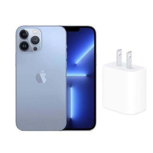 Apple Iphone 13 Pro Azul Sierra 128GB reacondicionado+ Cubo Cargador.