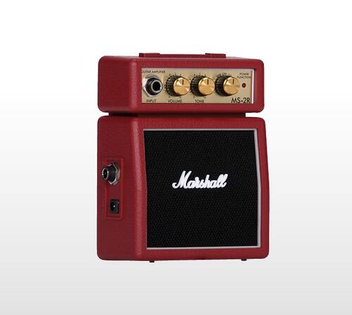 Micro-amplificador de Guitarra Marshall MS-2 Rojo