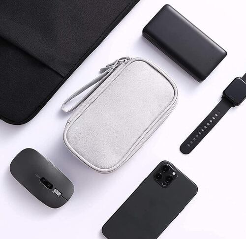 Estuche para Accesorios Electrónicos Universal Color Gris