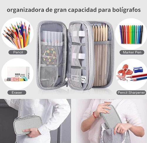 Estuche para Accesorios Electrónicos Universal Color Gris