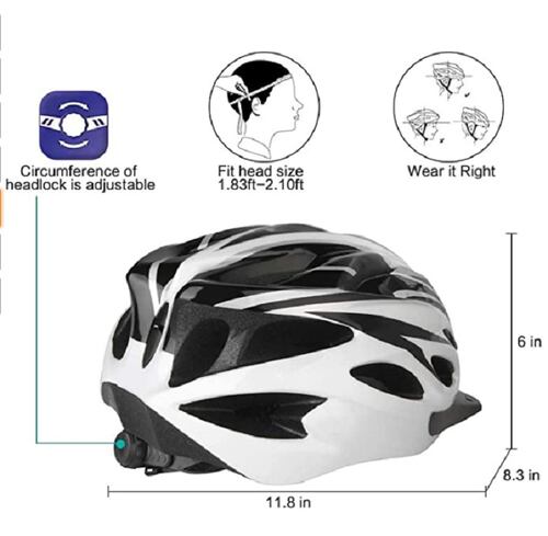Casco Ligero para Ciclismo de Montaña Motocicleta Talla XL