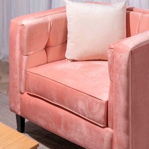 Sillon Individual Drake Rosa - Kessa.