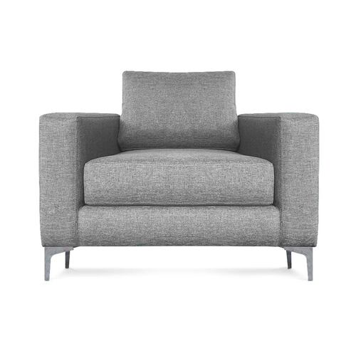 Sillon Individual Kama Gris Claro - Kessa.