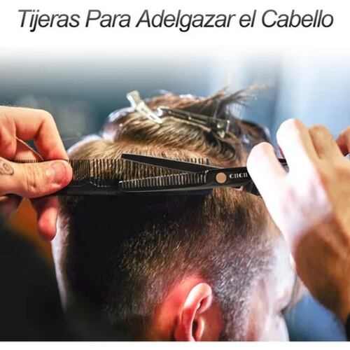 Kit Tijeras Cortar Cabello, Profesionales Barbero 8 Piezas