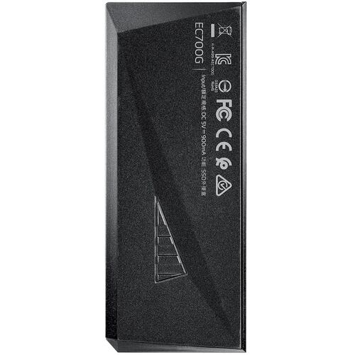 Enclosure Para SSD M.2 Adata EC700G a USB 3.2 PCIe/SATA AEC700GU32G2-CGY.