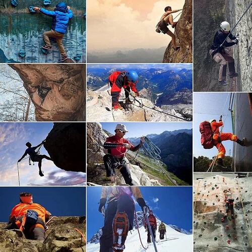 Cuerda Alpinismo Escalada Rescate 20m Naranja 
